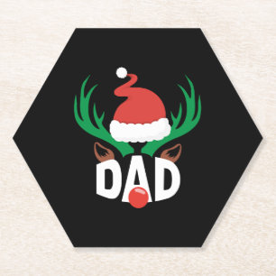 Posavasos De Papel Navidades de DAD DEER a camisetas