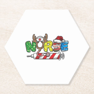 Posavasos De Papel Navidades de enfermería