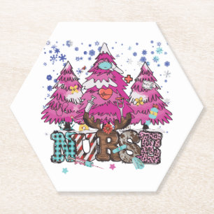Posavasos De Papel Navidades de enfermería 4