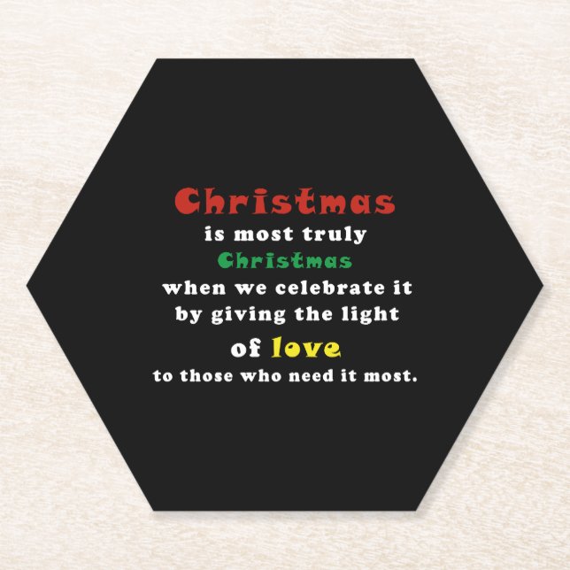 Posavasos De Papel Navidades de mejores cotizaciones (Anverso)