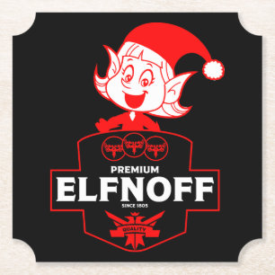 Posavasos De Papel Navidades divertidos Vodka