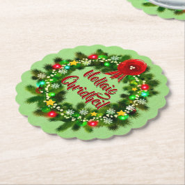 Posavasos De Papel Navidades escoceses de Nollaig Chridheil