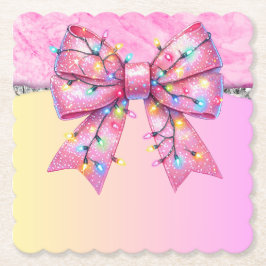 Posavasos De Papel Navidades Fiesta Drip Bling Festividad Feliz Navid