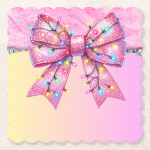 Posavasos De Papel Navidades Fiesta Drip Bling Festividad Feliz Navid