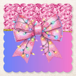 Posavasos De Papel Navidades Fiesta Drip Bling Festividad Feliz Navid