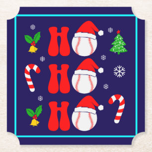 Posavasos De Papel Navidades Ho Ho Ho Ho Ho Funny Xmas-85211