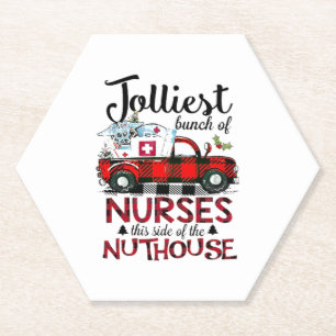 Posavasos De Papel Navidades Joldest Bunch De Enfermeras Este Lado De