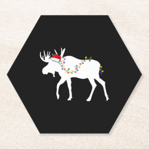 Posavasos De Papel Navidades Moose