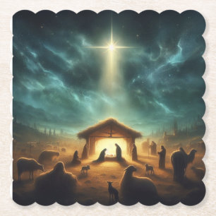 Posavasos De Papel Navidades/Natividad/Jesús