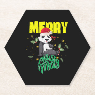 Posavasos De Papel Navidades Panda