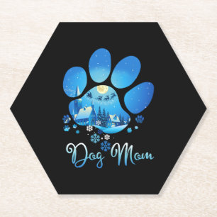 Posavasos De Papel Navidades Paw Dog Mom