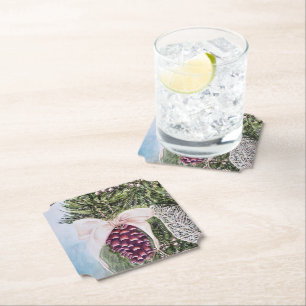 Posavasos De Papel Navidades Pine Cone Ornament