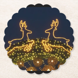 Posavasos De Papel Navidades renos