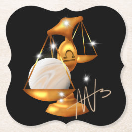 Posavasos De Papel Nebula Libra Venus Zodiac
