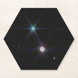 Posavasos De Papel Neptunas y lunas en infrarrojo | NIRCam | JWST