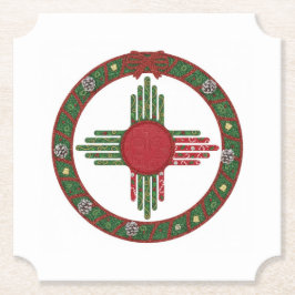 Posavasos De Papel New Mexico Christmas 