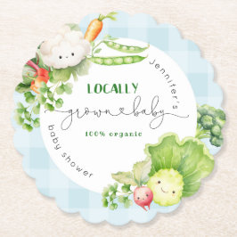 Posavasos De Papel Niños granjeros de cosecha local comercializan duc