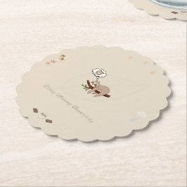 Posavasos De Papel No hacer nada con belleza Coaster de perezoso