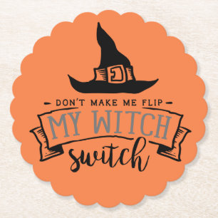 Posavasos De Papel No me hagas cambiar Halloween 