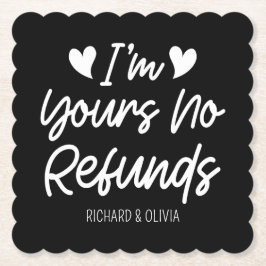 Posavasos De Papel No te devuelven el regalo de tu esposa Día de San 