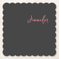 Nombre de caligrafía profesional de placa Minimali