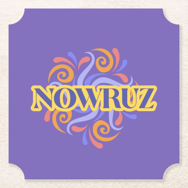 Posavasos De Papel Nowruz (Anverso)