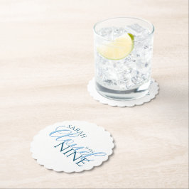 Posavasos De Papel Nube Nueve Despedida de Soltera Personalizada