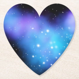 Posavasos De Papel Nubes espaciales Galaxy Starlight