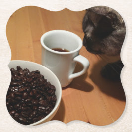 Posavasos De Papel Nueva montaña rusa de gatos del editor de RoseWrit