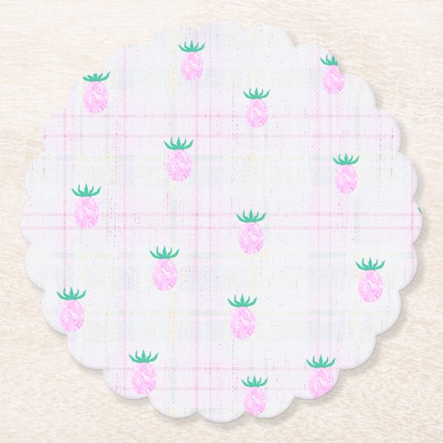Posavasos De Papel Oasis de Piña Granja (Anverso)
