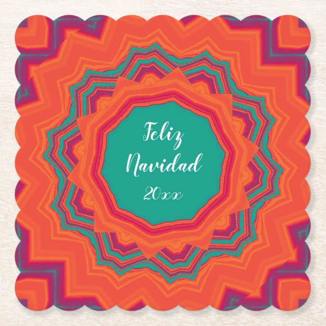 Posavasos De Papel Ocasión especial Navidades de cumpleaños Kwanzaa N (Anverso)