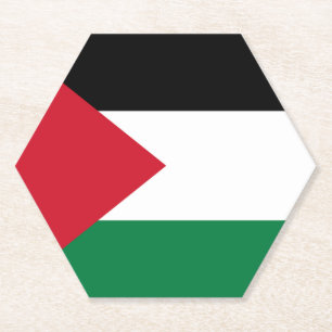 Posavasos De Papel oficialmente bandera del Estado de Palestina