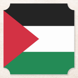 Posavasos De Papel oficialmente bandera del Estado de Palestina