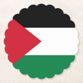 Posavasos De Papel oficialmente bandera del Estado de Palestina
