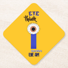 Posavasos De Papel Ojos de Descartes