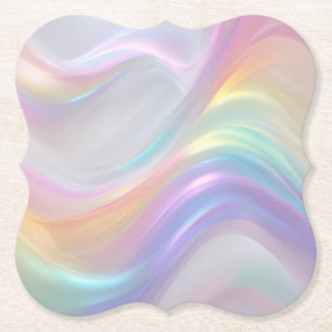 Posavasos De Papel Olas de Luz
