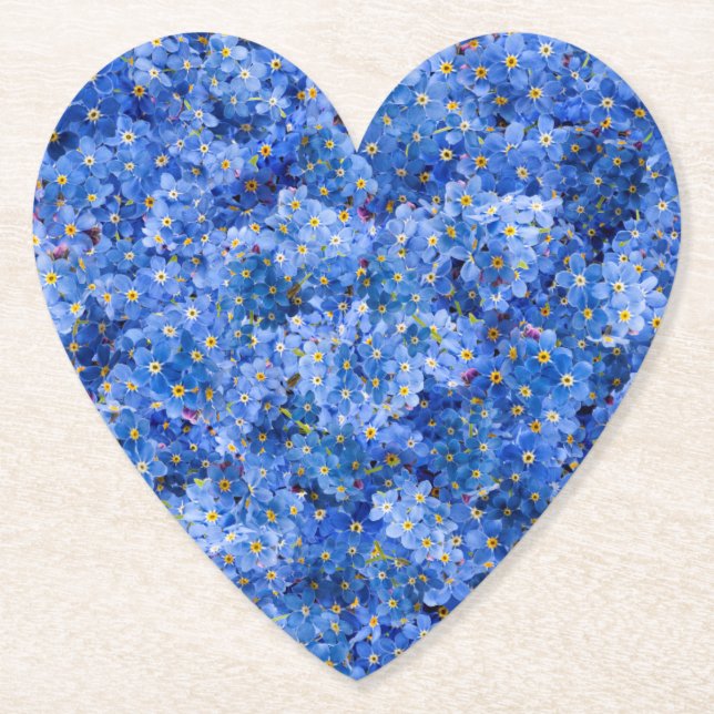 Posavasos De Papel Olvídenme del patrón de flores (Anverso)