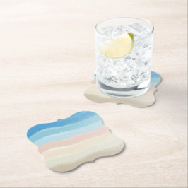 Posavasos De Papel Ondas salinas costeras