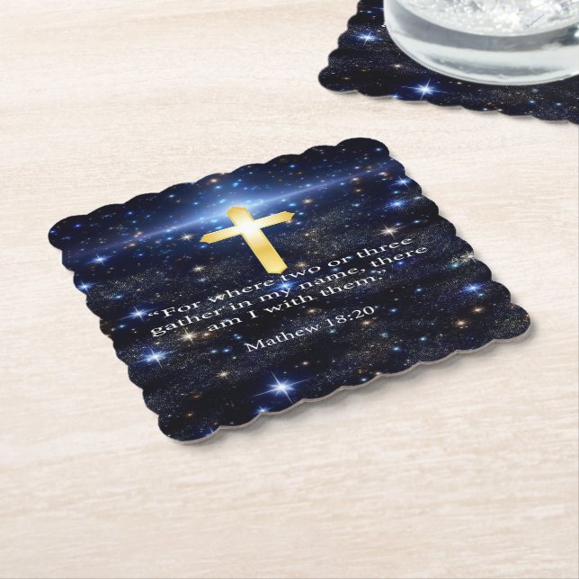 Posavasos De Papel Oración (En perspectiva)