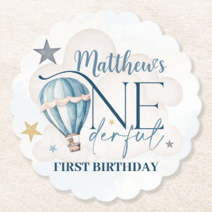 Posavasos De Papel Oso personalizado en un vaso de papel