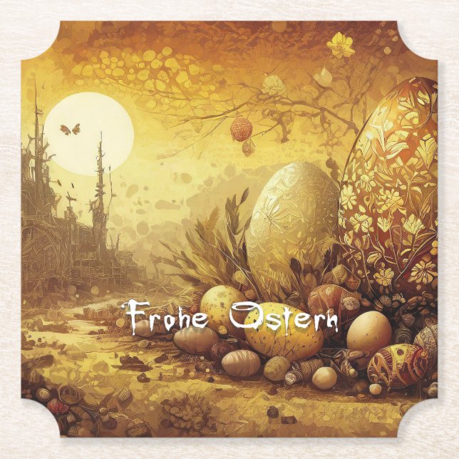 Posavasos De Papel Osterhoffnung en einer apokalyptischen Welt (Anverso)