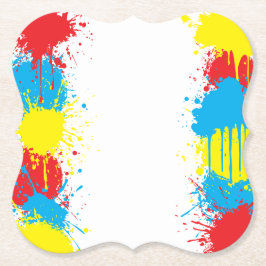 Posavasos De Papel Painting Party Kids Birthday