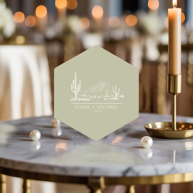 Posavasos De Papel Paisaje Boda de vibraciones del desierto Green ID1 (Subido por el creador)