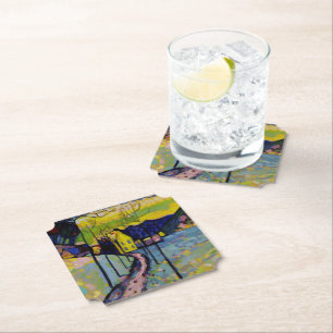 Posavasos De Papel Paisaje invernal de Wassily Kandinsky