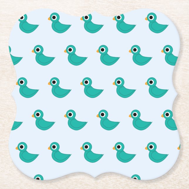 Posavasos De Papel pajarito    (Anverso)