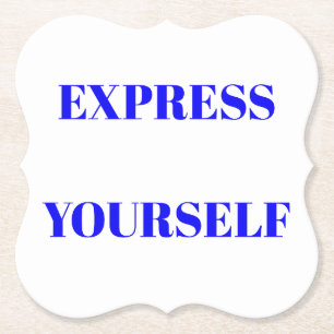 Posavasos De Papel Palabras motivacionales diseño inspirador lindo