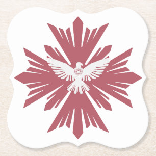 Posavasos De Papel Paloma divina de la paz