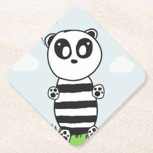 Posavasos De Papel Panda Kids