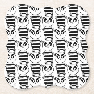 Posavasos De Papel Panda Kids