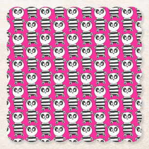 Posavasos De Papel Panda Kids